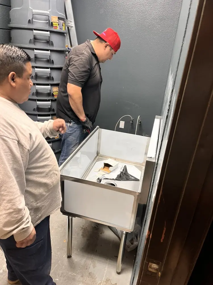 Commercial plumbing and sink installation in Mission Manor