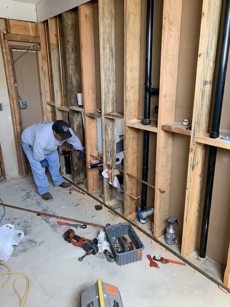 Commercial rough-in plumbing for Gas Line Repair in Mission Manor